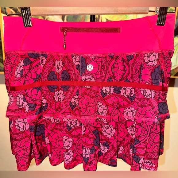 Lululemon Run Pace Setter Skirt in Prisma Multi Guava Lava Boom Juice Size 4. - Picture 3 of 15